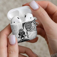 Custom Aotearoa Football AirPods Case NZ Maori Tiki Go Champions LT14 - Polynesian Pride