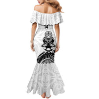 Custom Aotearoa Football Family Matching Mermaid Dress and Hawaiian Shirt NZ Maori Tiki Go Champions