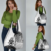 Custom Aotearoa Football Grocery Bag NZ Maori Tiki Go Champions