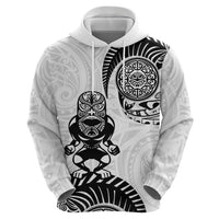 Custom Aotearoa Football Hoodie NZ Maori Tiki Go Champions