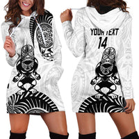 Custom Aotearoa Football Hoodie Dress NZ Maori Tiki Go Champions