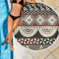 Vintage Bula Fiji Masi Beach Blanket Fijian Tapa Cloth - Polynesian Pride