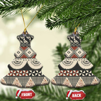 Vintage Bula Fiji Masi Ceramic Ornament Fijian Tapa Cloth - Polynesian Pride