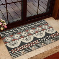 Vintage Bula Fiji Masi Rubber Doormat Fijian Tapa Cloth - Polynesian Pride