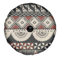 Vintage Bula Fiji Masi Spare Tire Cover Fijian Tapa Cloth - Polynesian Pride