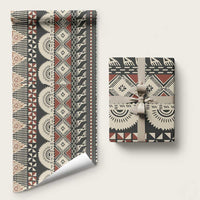 Vintage Bula Fiji Masi Wrapping Paper Fijian Tapa Cloth LT14 58" × 23" Charcoal - Polynesian Pride