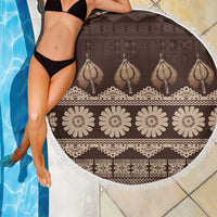 Bula Fiji Iri ni Meke Beach Blanket Kuvui Fijian Masi - Polynesian Pride