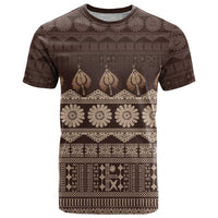 Bula Fiji Iri ni Meke T Shirt Kuvui Fijian Masi - Polynesian Pride