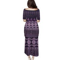 Bula Fiji Iri ni Meke Family Matching Puletasi and Hawaiian Shirt Lokaloka Fijian Masi - Polynesian Pride