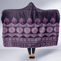Bula Fiji Iri ni Meke Hooded Blanket Lokaloka Fijian Masi - Polynesian Pride