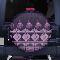 Bula Fiji Iri ni Meke Spare Tire Cover Lokaloka Fijian Masi - Polynesian Pride