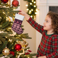 Bula Fiji Iri ni Meke Christmas Stocking Piqi Fijian Masi - Polynesian Pride