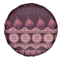 Bula Fiji Iri ni Meke Spare Tire Cover Piqi Fijian Masi - Polynesian Pride