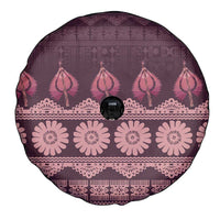 Bula Fiji Iri ni Meke Spare Tire Cover Piqi Fijian Masi - Polynesian Pride