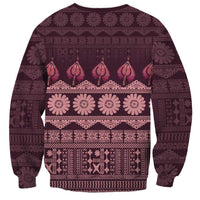 Bula Fiji Iri ni Meke Sweatshirt Piqi Fijian Masi - Polynesian Pride