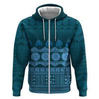 Bula Fiji Iri ni Meke Hoodie Karakarawa Fijian Masi - Polynesian Pride
