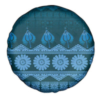 Bula Fiji Iri ni Meke Spare Tire Cover Karakarawa Fijian Masi - Polynesian Pride