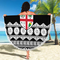 Fiji Tapa Rugby Custom Beach Blanket Go Fijiana - Polynesian Pride