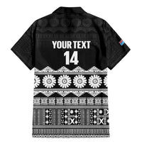 Fiji Tapa Rugby Custom Family Matching Mermaid Dress and Hawaiian Shirt Go Fijiana - Polynesian Pride