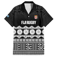 Fiji Tapa Rugby Custom Family Matching Summer Maxi Dress and Hawaiian Shirt Go Fijiana - Polynesian Pride