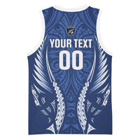 Auckland 2026 Rugby Custom Basketball Jersey NZ Maori Silver Fern LT14 - Polynesian Pride