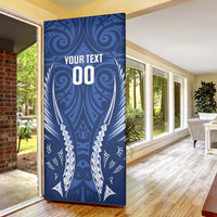 Auckland 2026 Rugby Custom Door Cover NZ Maori Silver Fern