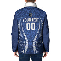 Auckland 2026 Rugby Custom Padded Jacket NZ Maori Silver Fern