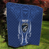 Auckland 2026 Rugby Custom Quilt NZ Maori Silver Fern LT14 - Polynesian Pride