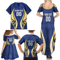 Bay of Plenty 2026 Rugby Custom Family Matching Summer Maxi Dress and Hawaiian Shirt NZ Maori Silver Fern