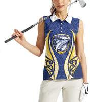 Bay of Plenty 2026 Rugby Custom Women Sleeveless Polo Shirt NZ Maori Silver Fern