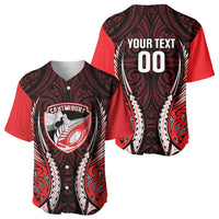 Canterbury 2026 Rugby Custom Baseball Jersey NZ Maori Silver Fern LT14 - Polynesian Pride