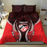Canterbury 2026 Rugby Custom Bedding Set NZ Maori Silver Fern