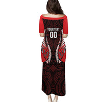 Canterbury 2026 Rugby Custom Family Matching Puletasi and Hawaiian Shirt NZ Maori Silver Fern