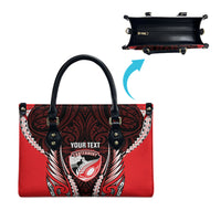 Canterbury 2026 Rugby Custom Leather Bag NZ Maori Silver Fern LT14 - Polynesian Pride