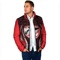 Canterbury 2026 Rugby Custom Padded Jacket NZ Maori Silver Fern