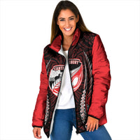Canterbury 2026 Rugby Custom Padded Jacket NZ Maori Silver Fern
