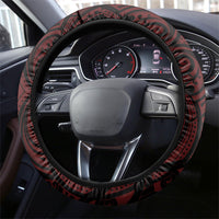 Canterbury 2026 Rugby Custom Steering Wheel Cover NZ Maori Silver Fern LT14 - Polynesian Pride