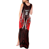 Canterbury 2026 Rugby Custom Tank Maxi Dress NZ Maori Silver Fern LT14 - Polynesian Pride