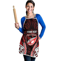 Counties Manukau 2026 Rugby Custom Apron NZ Maori Silver Fern LT14 - Polynesian Pride