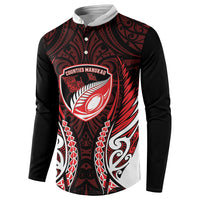 Counties Manukau 2026 Rugby Custom Button Sweatshirt NZ Maori Silver Fern LT14 - Polynesian Pride