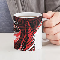 Counties Manukau 2026 Rugby Custom Ceramic Mug NZ Maori Silver Fern LT14 - Polynesian Pride
