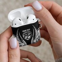Hawke's Bay 2026 Rugby Custom AirPods Case NZ Maori Silver Fern LT14 - Polynesian Pride