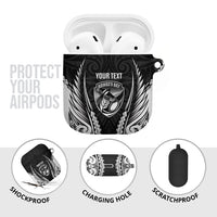 Hawke's Bay 2026 Rugby Custom AirPods Case NZ Maori Silver Fern LT14 - Polynesian Pride