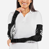 Hawke's Bay 2026 Rugby Custom Arm Sleeves NZ Maori Silver Fern LT14 - Polynesian Pride