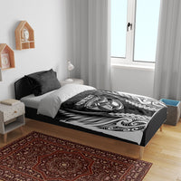 Hawke's Bay 2026 Rugby Custom Bedding Set NZ Maori Silver Fern