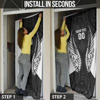Hawke's Bay 2026 Rugby Custom Door Cover NZ Maori Silver Fern LT14 - Polynesian Pride