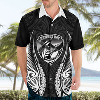 Hawke's Bay 2026 Rugby Custom Hawaiian Shirt NZ Maori Silver Fern LT14 - Polynesian Pride