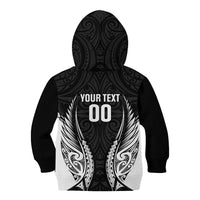 Hawke's Bay 2026 Rugby Custom Kid Hoodie NZ Maori Silver Fern LT14 - Polynesian Pride