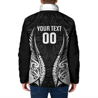 Hawke's Bay 2026 Rugby Custom Padded Jacket NZ Maori Silver Fern LT14 - Polynesian Pride