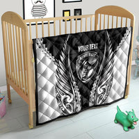Hawke's Bay 2026 Rugby Custom Quilt NZ Maori Silver Fern
